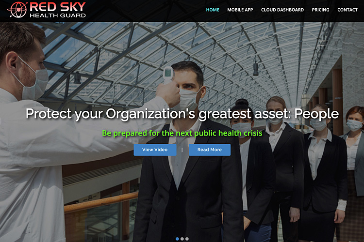 Red Sky Health Guard Website